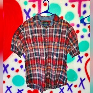 1 of a kind Short Sleeve Button up
